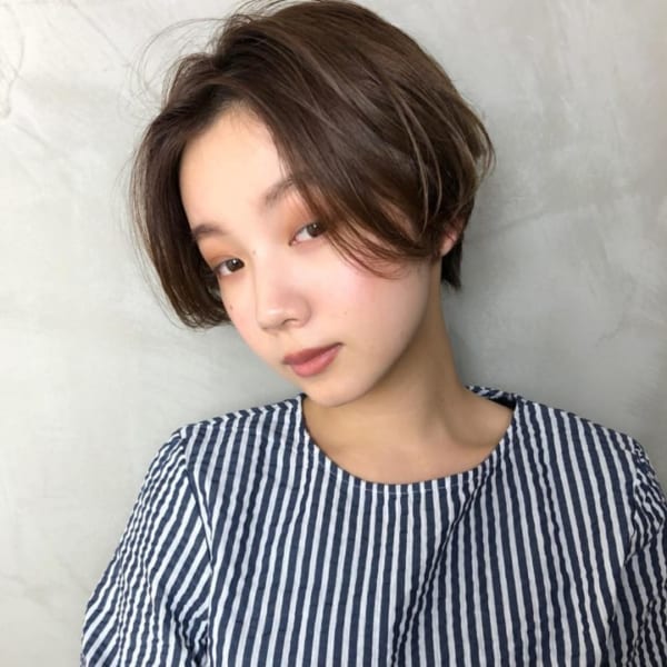 ショートボブのヘアアレンジ55