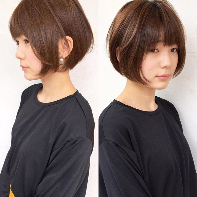 ショートヘアが似合う顔４５