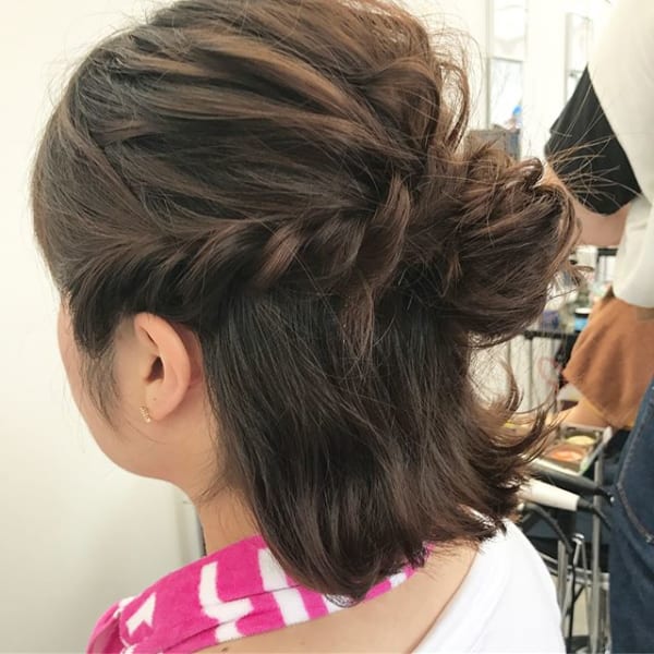 おしゃれなボブヘアアレンジ特集１０