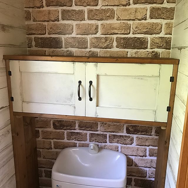 DIYで作るトイレ収納4