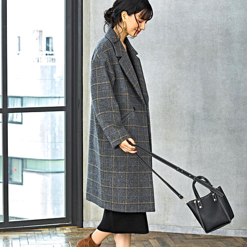 20 ファッション 美品 スピックアンドスパンフードダッフル