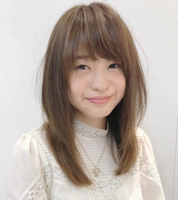 ちょっと軽めの可愛いヘアスタイル♡12