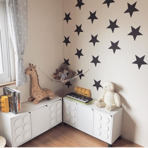 子ども部屋にぬいぐるみを収納８