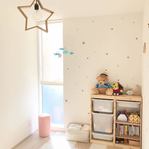 子ども部屋にぬいぐるみを収納１０