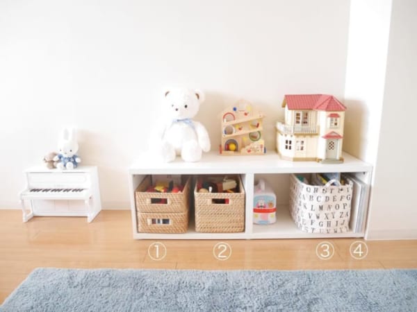 子ども部屋にぬいぐるみを収納５