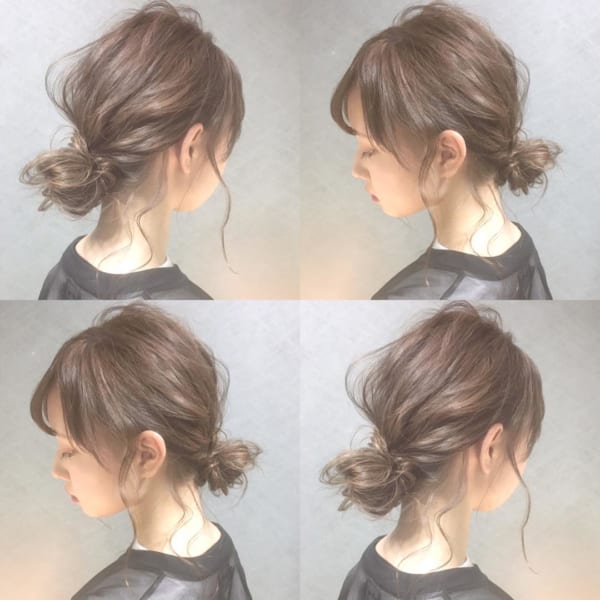 長めボブのおしゃれなヘアスタイル４０