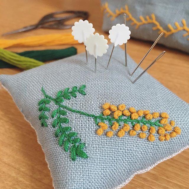 花 刺繍