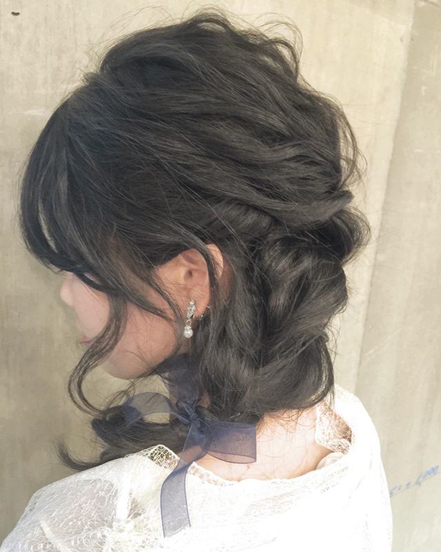 デートの髪型　ヘアアレンジ　三つ編み４