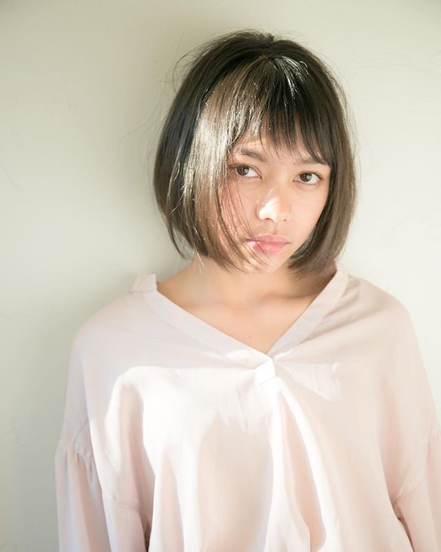 ナチュラルヘアスタイル　ボブ