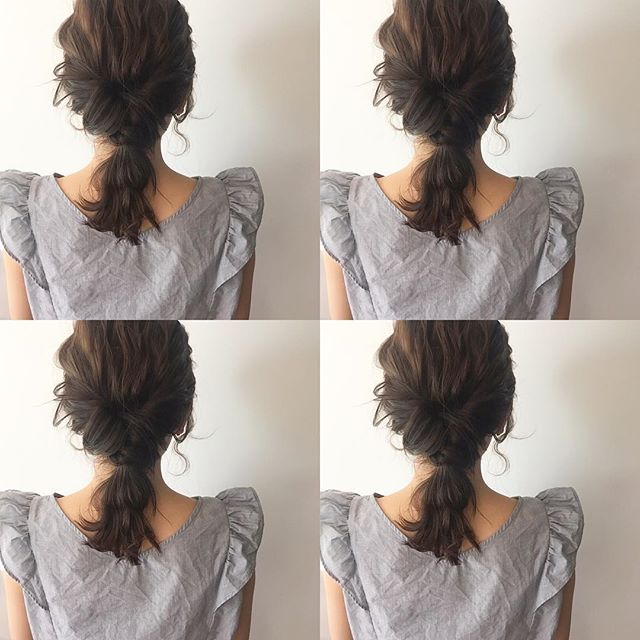 春の結婚式のお呼ばれヘアアレンジ