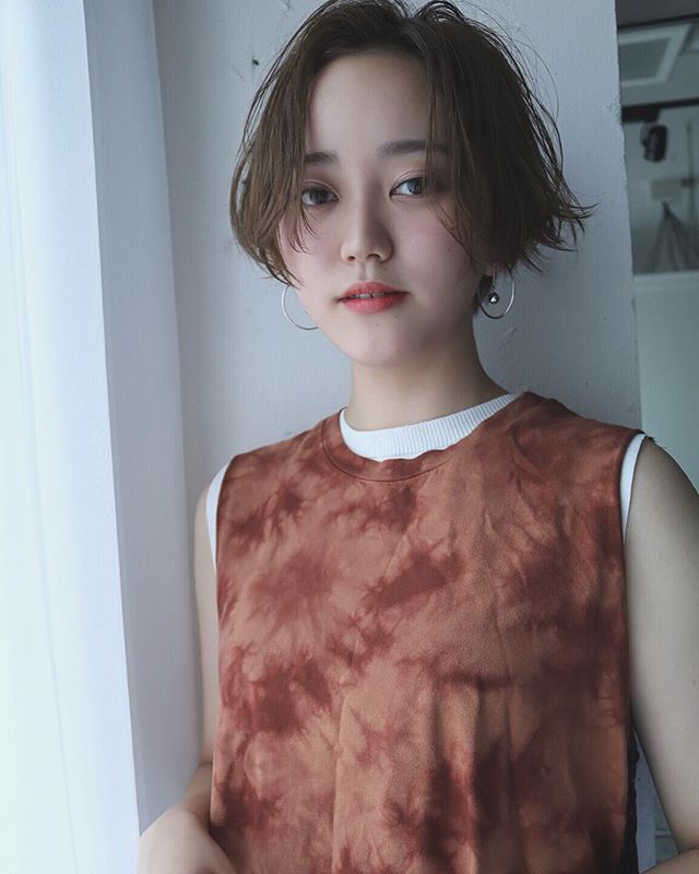 外国人風ヘアスタイル ショート