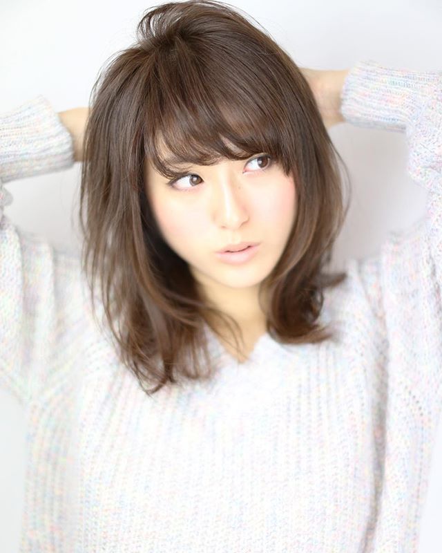 ヘアスタイル ロブ ロング 2