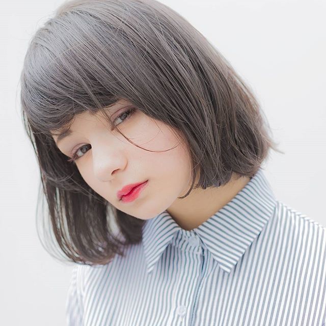 ナチュラルヘアスタイル　ボブ４