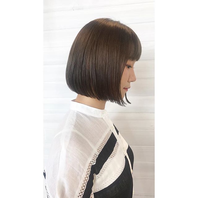 オシャレなヘアスタイル集　ボブ３