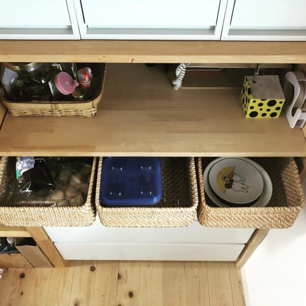 タッパー収納　引き出し２１