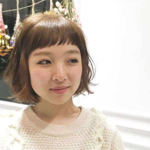 ボブのウェーブヘア特集６６