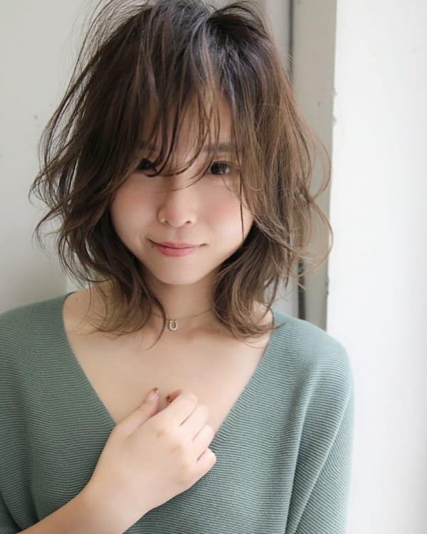 50代 ヘアスタイル 丸顔5