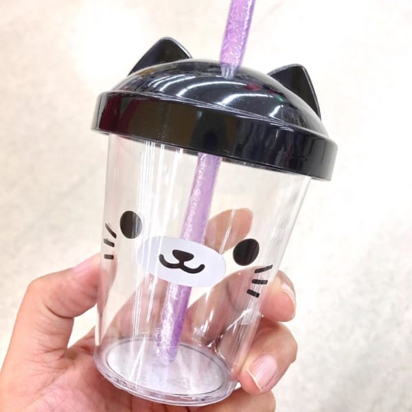 キャンドゥ　ねこモチーフ　プラコップ