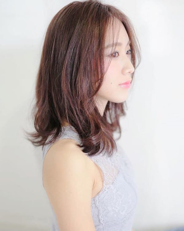 【2019】流行のピンク系ヘアカラー26