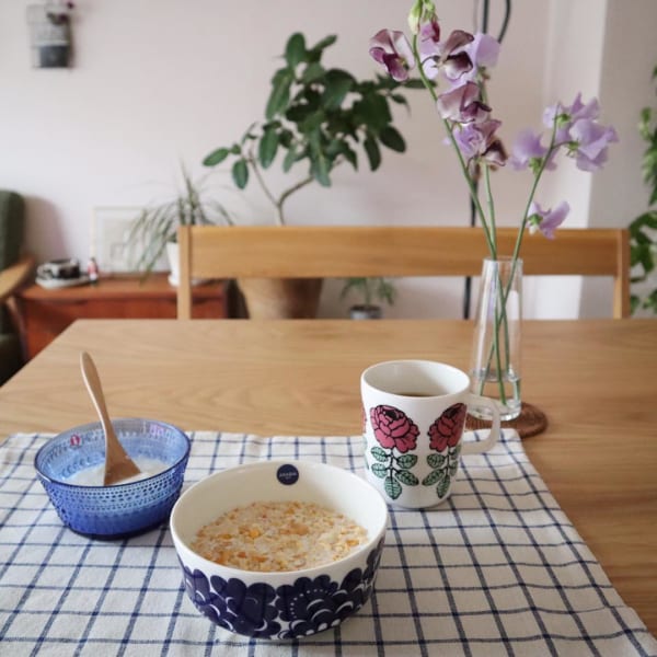 食卓に華を添える