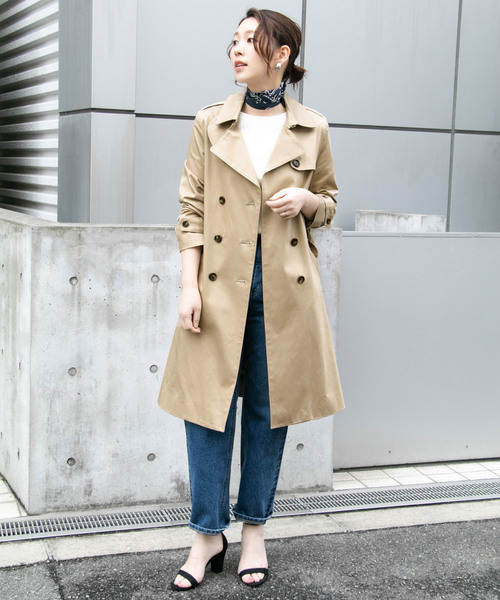 URBAN RESEARCH ROSSO WOMEN リボントレンチコート