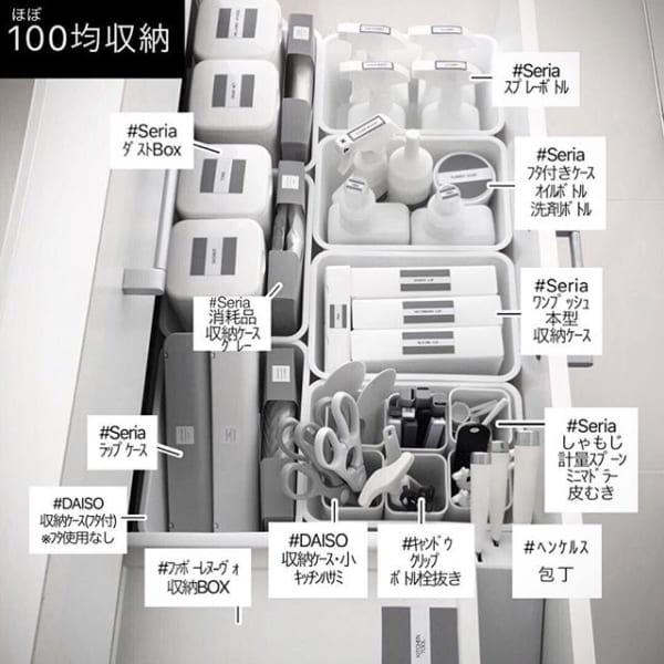 100均で整理整頓！