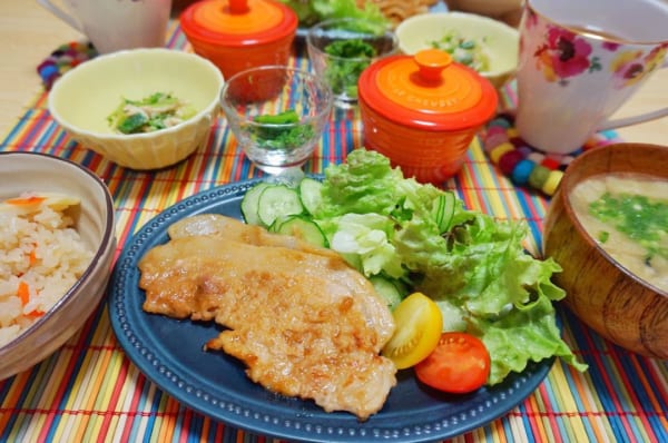 豚ロース肉のショウガ焼き