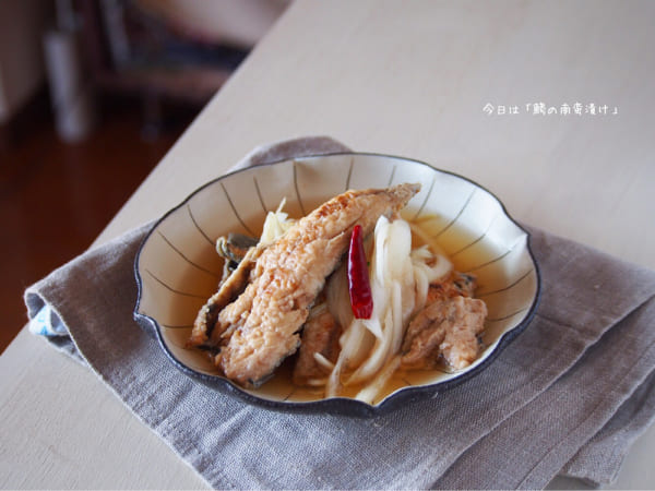 和食にぴったり！鯵の南蛮酢け