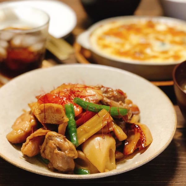 鶏もも肉と野菜のさっぱり煮