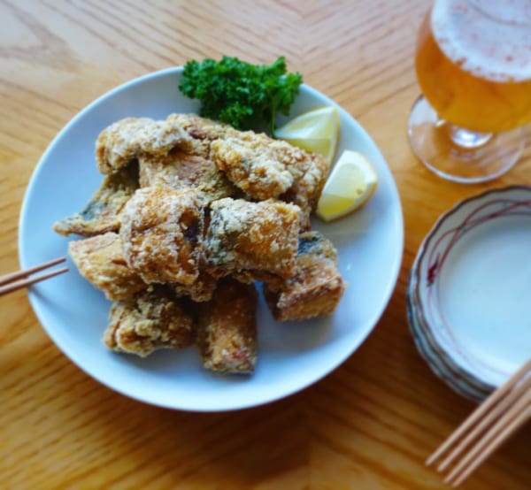 サバの竜田揚げカレー風味