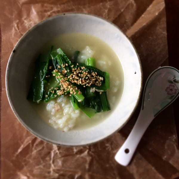 チキンだしのスープかけご飯