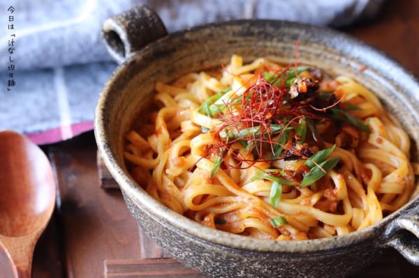 アレンジレシピ！汁なし担々麺