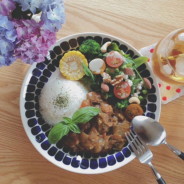 カレー 朝ごはん