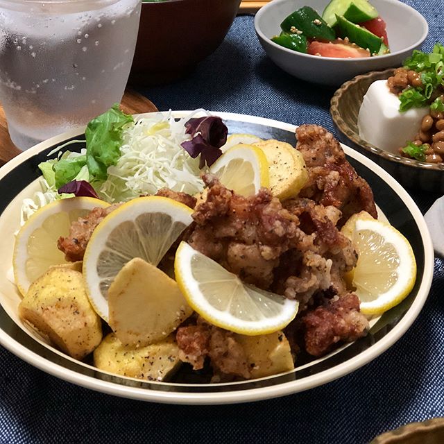 チキンとポテトのレモンペッパー