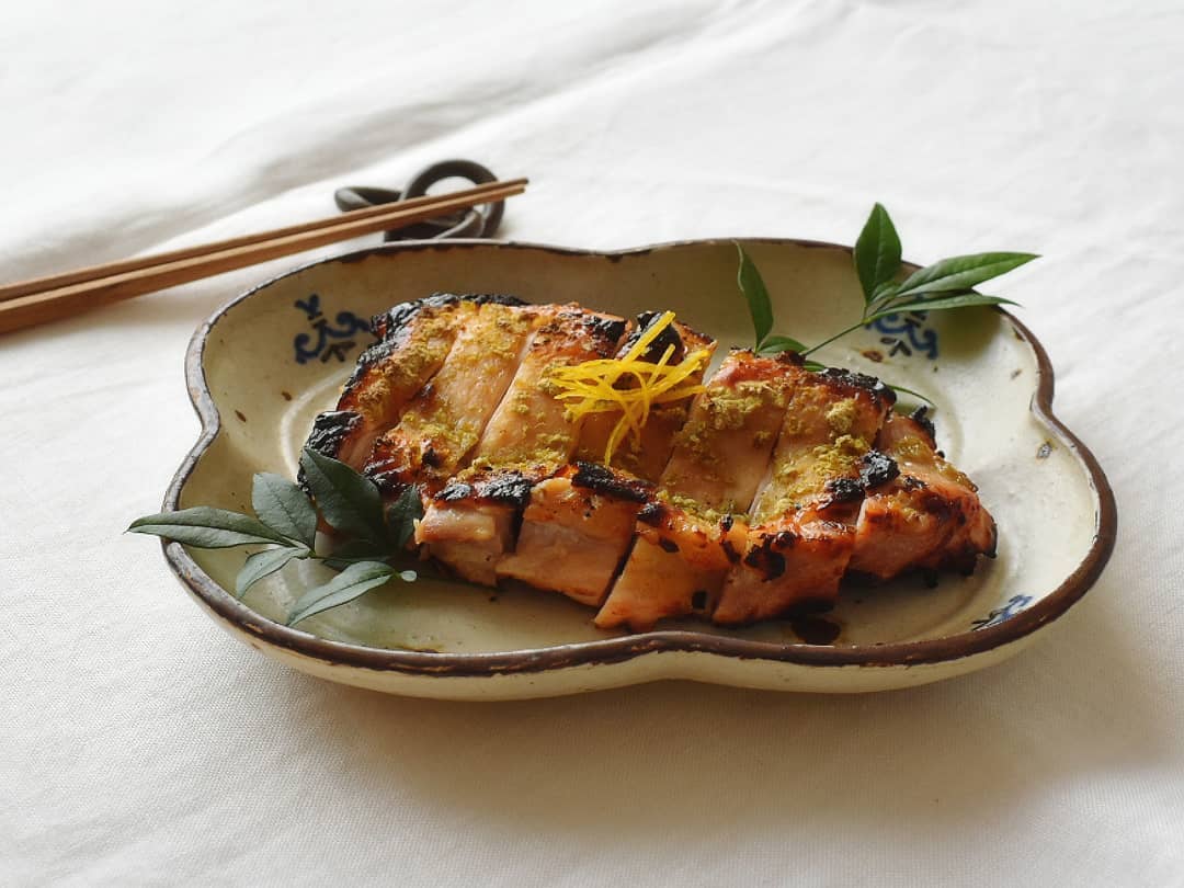 鶏肉の塩麴焼き