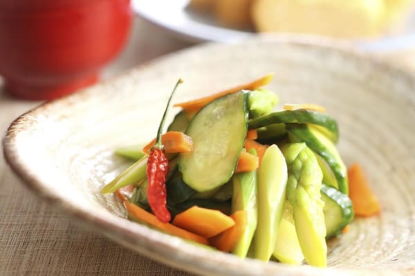 和の趣！野菜の酢の物