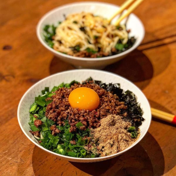 台湾まぜそば風うどん