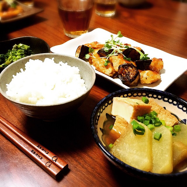 大根と厚揚げの煮物