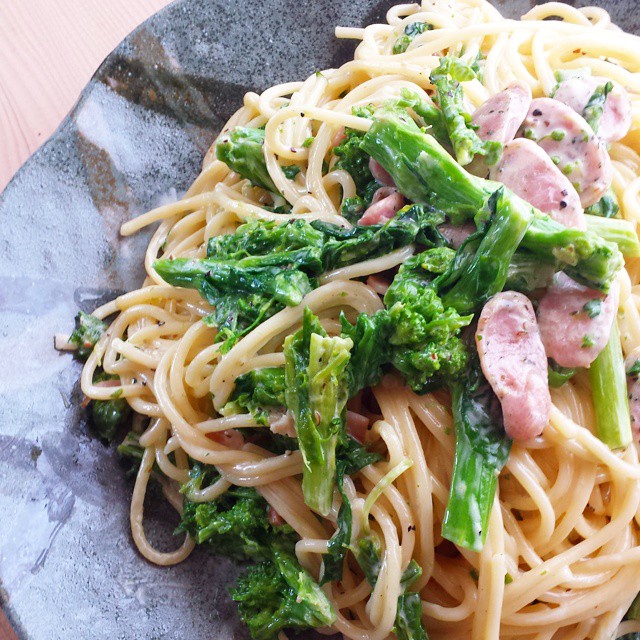 野菜 クリーム ソース パスタ5