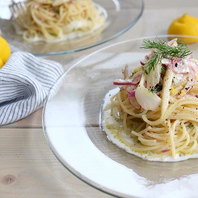 野菜 クリーム ソース パスタ12