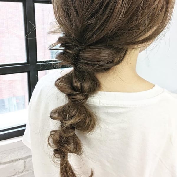 玉ねぎヘアアレンジ