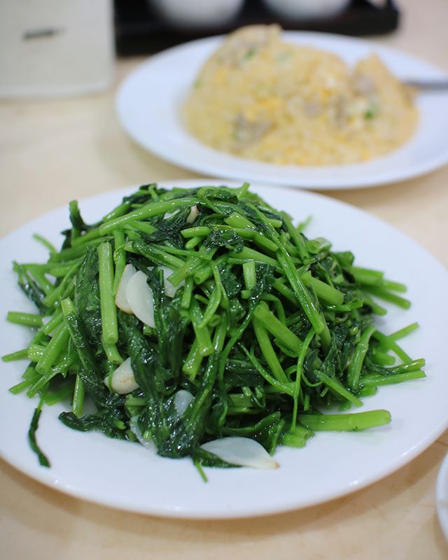 食感が良い！空芯菜炒め