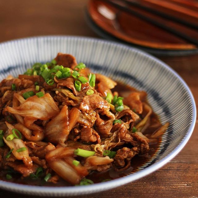 電子レンジであんかけ白菜回鍋肉