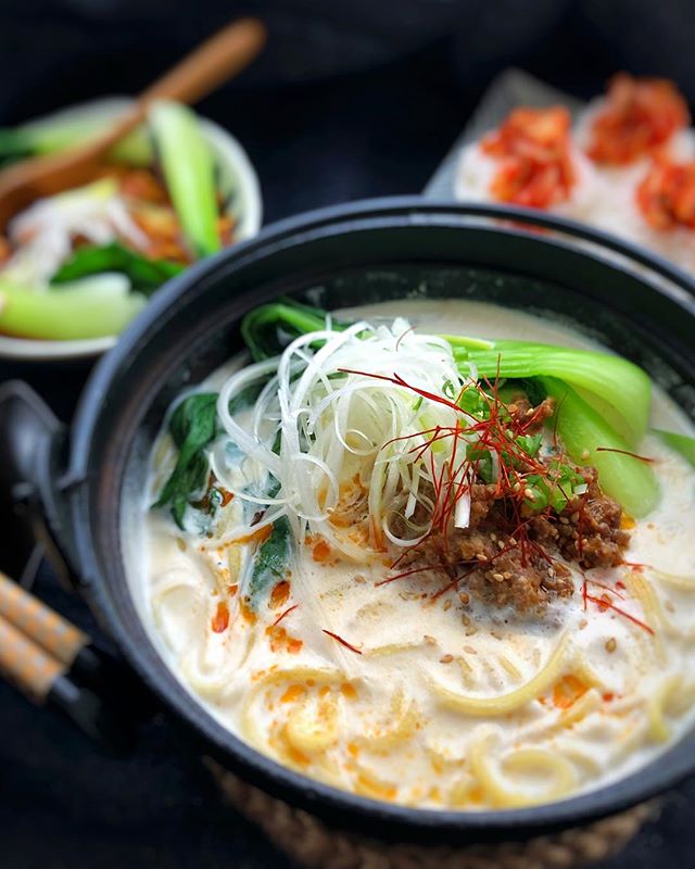 豆乳味噌スープの担々麺