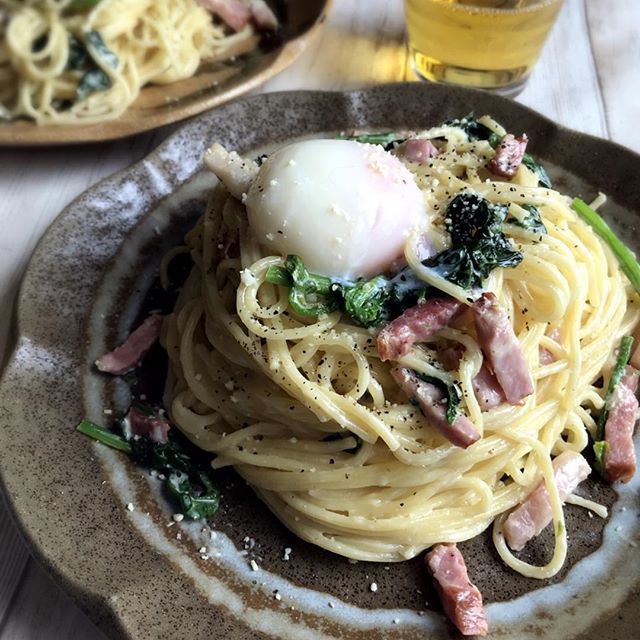 野菜 クリーム ソース パスタ3