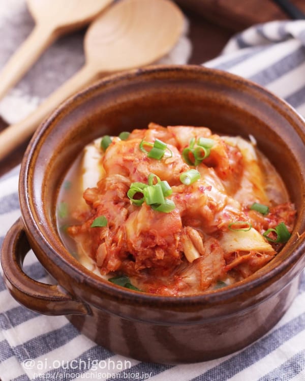 おつまみにもぴったり！ツナキムチーズ豆腐