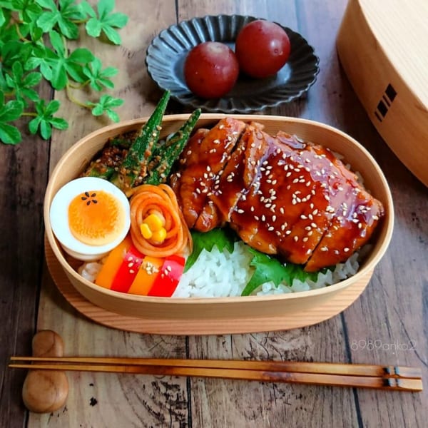 照り焼きチキンの親子丼