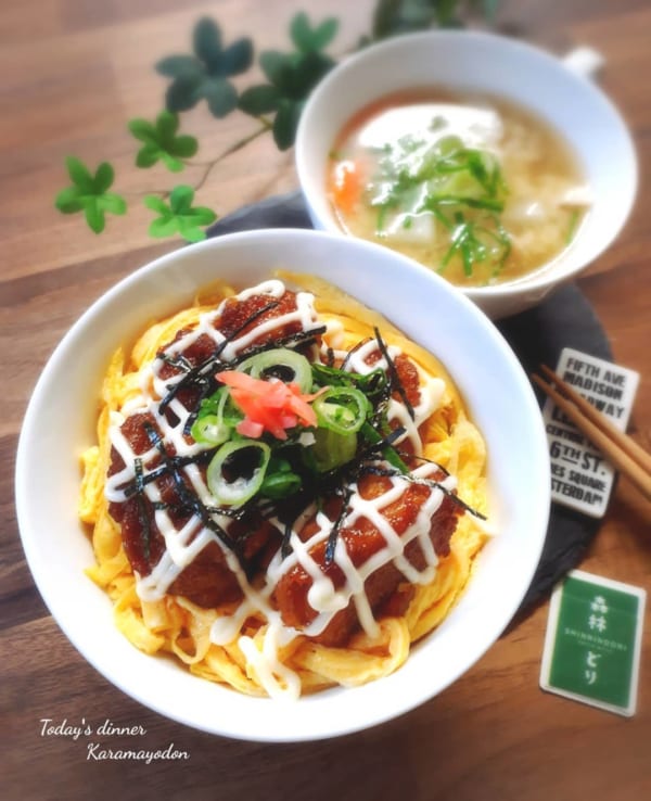 からマヨ親子丼