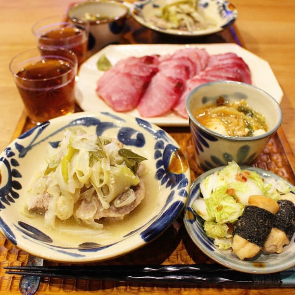 長ネギ入り豚肉さっぱり煮