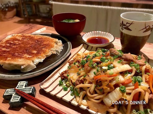 野菜たっぷり！焼うどん